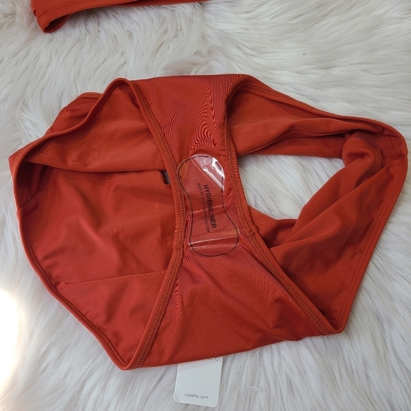 Marsala Twist High Waisted Bikini Sz L - Picture 13 of 16